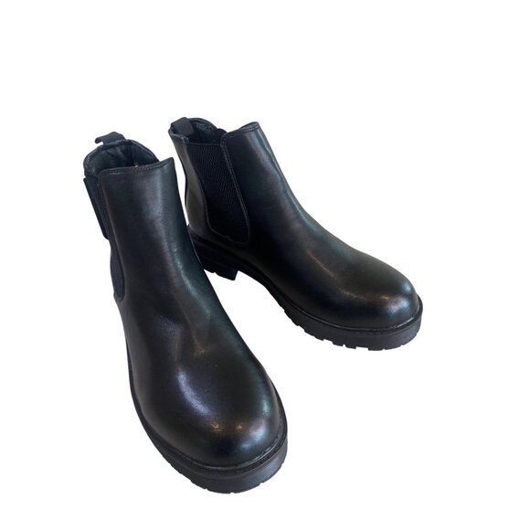 NWT AQUA DIVA 10 Savannah Chelsea Waterproof Ankle Boot Leather Insulated Black - Picture 11 of 16